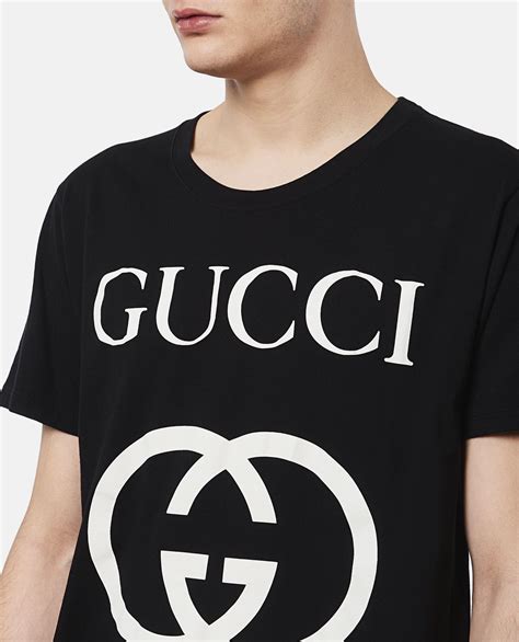 gucci oversized t shirt mens|authentic gucci men tee shirts.